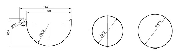 NEPTUN 125/87 i 125/97 - głębokie rynny wg niemieckiej normy DIN